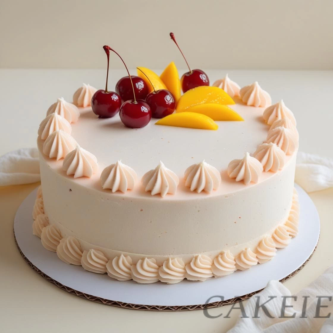 Simple Circle Cake for Loved One